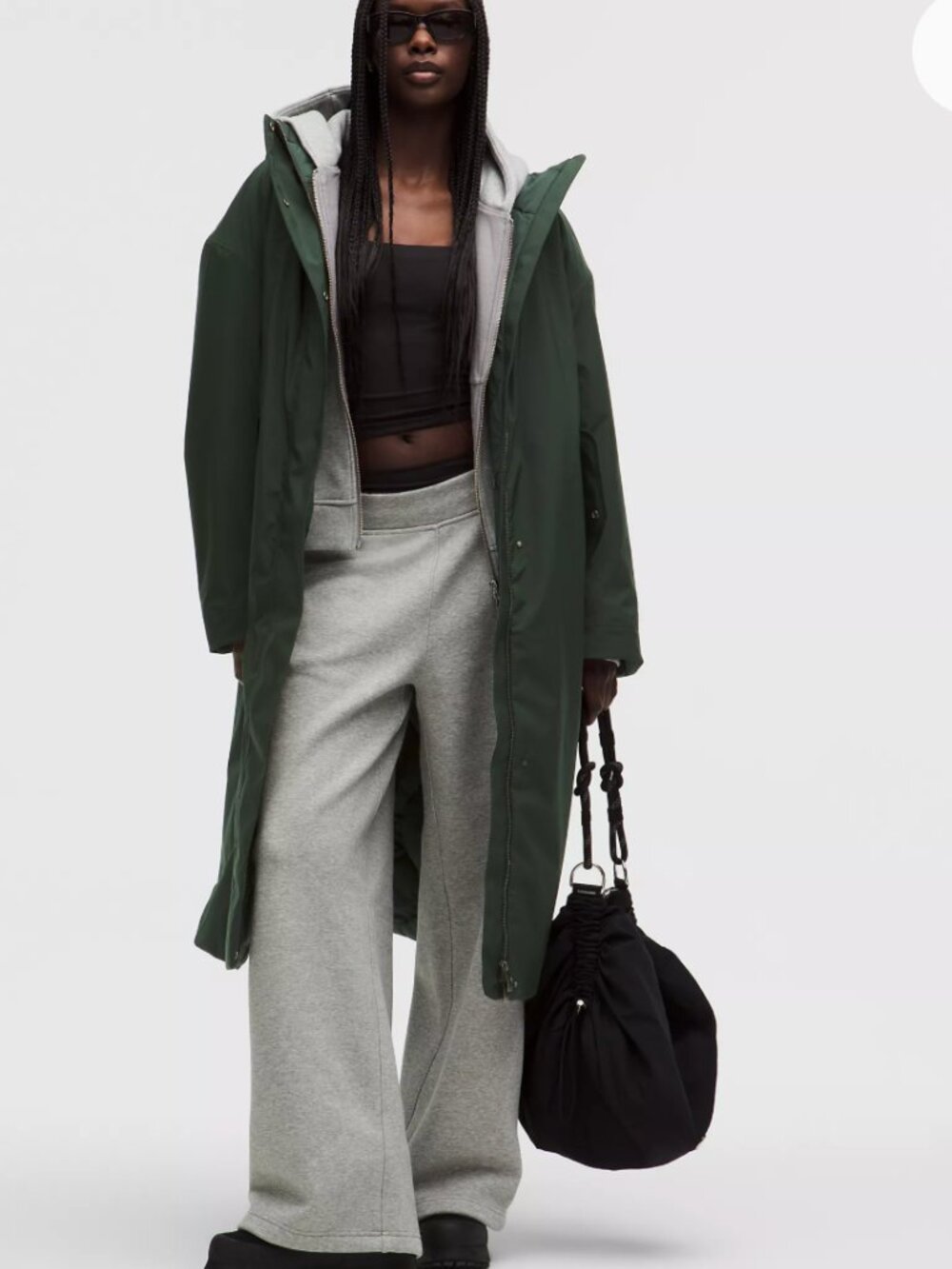 Lululemon Oversized Insulated Rain Coat - Green NWT
